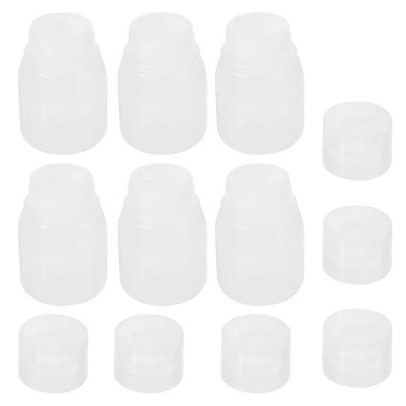 Tineasur Sauce Container Condiment Squeeze Bottles LDPE Squeezing Household Kitchen Use 6Pcs