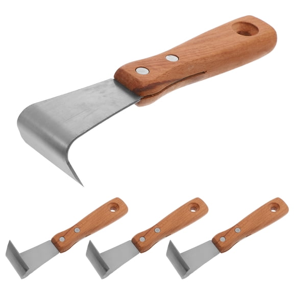 Tineasur 4Pcs Woodworking Debarking Hand Tool for Tree Bark Removal with Versatile Pruning Function