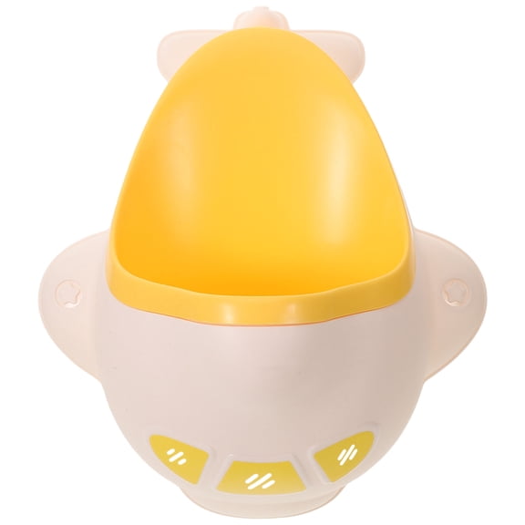 Tineasur Urinals for Toddler Boys Urinal PP Yellow Airplane Shape for Children 1Set