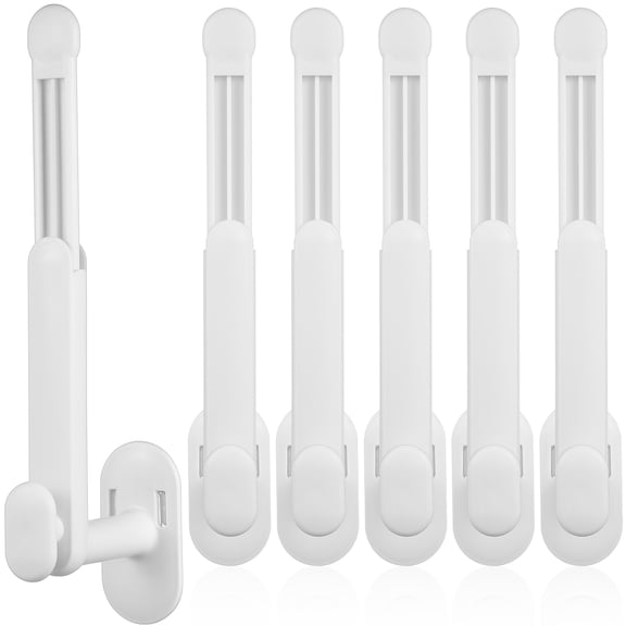 Tineasur Hat Hooks Hat Racks White 6Pcs