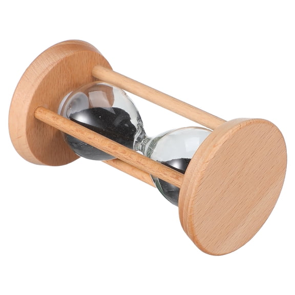 Tineasur Wooden Frame Hourglass 3 Minute Sand Timer with Visual Countdown
