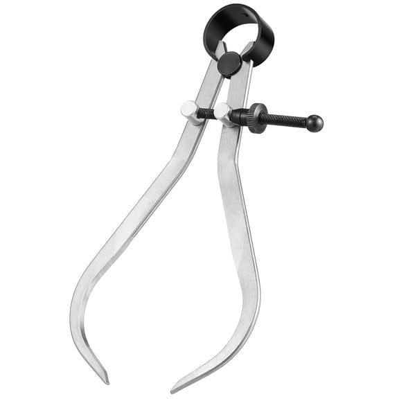 Tineasur Durable Plated Silver Calipers for Wood Lathe and Woodworking Tools