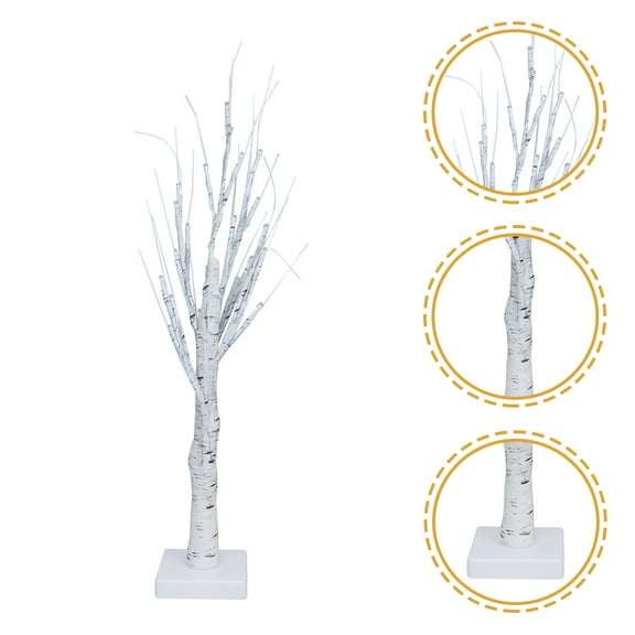 Tineasur Birch Tree LED Light Centerpiece Table Decoration Romantic Indoor Home Party Decor