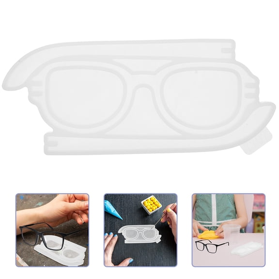 Tineasur Crystal Epoxy Silicone Mold White for DIY Crafts Non-Stick Flexible