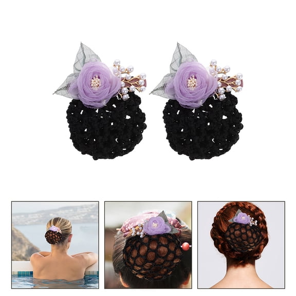 Tineasur Bun Covers for Women's Hair Comfortable for All-day Use 2Pcs