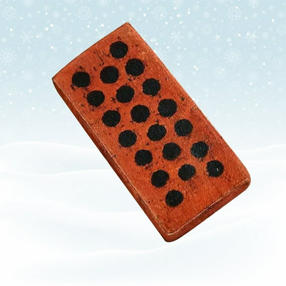 Tineasur Red Plush Cotton Throw Pillow, Realistic Brick Shape Decorative Cushion for Home, Sofa, Bed, 1 Piece