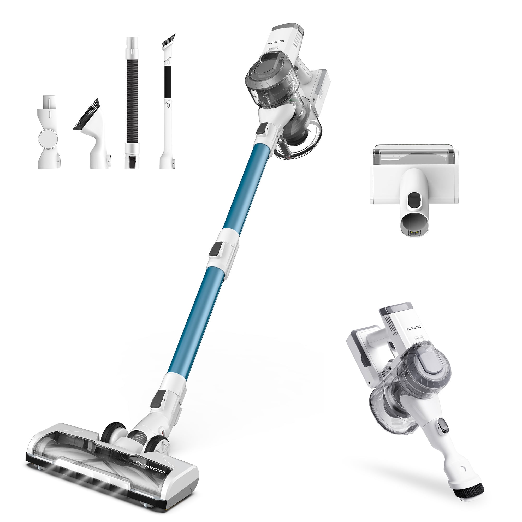 Tineco C3 Cordless Stick Vacuum Custom Series, Blue with Accesory