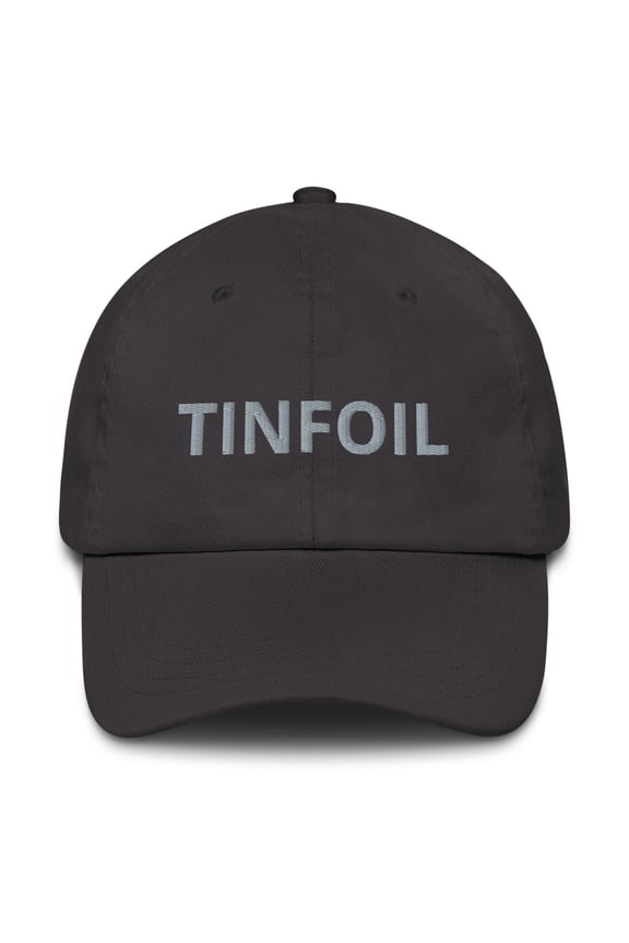 Tinfoil Hat - Dad hat (Dark Grey)