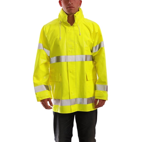 Tingley Comfort-Brite J53122 High Visibility Jacket, Medium, Fluorescent Yellow-Green CA2