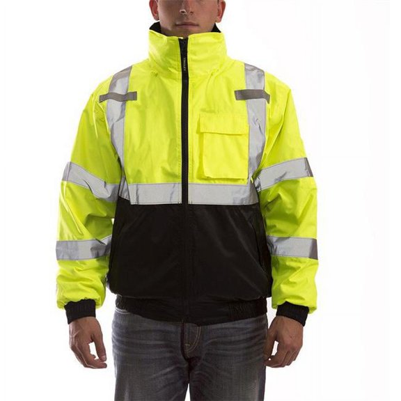Jacket, Polyester, Class 3 R, Green; Yellow, M J26172-M