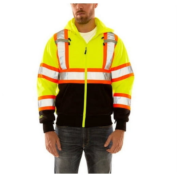 Tingley High Visibility Sweatshirt,XL,Polyester S78122C