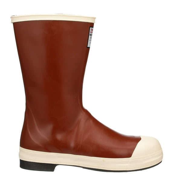 Tingley Pylon MB924B Neoprene Steel Toe Boot (12-1/2 Inch) With Safety-Loc Outsole, Men's 15, Brick Red Upper - Brown Sole CA3