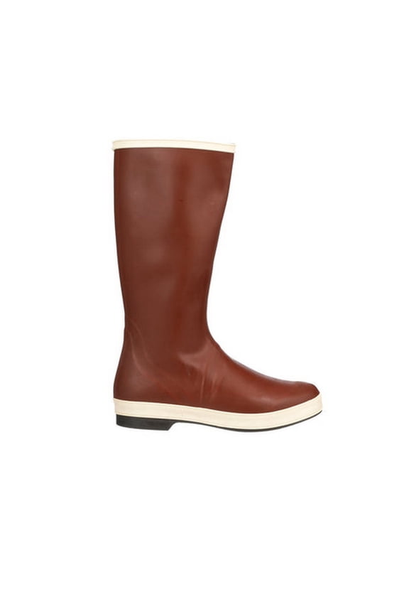 Pylon MB926B Neoprene Plain Toe Boot (16 Inch), Men's 12, Brick Red Upper - Brown Sole BRICK RED/BROWN