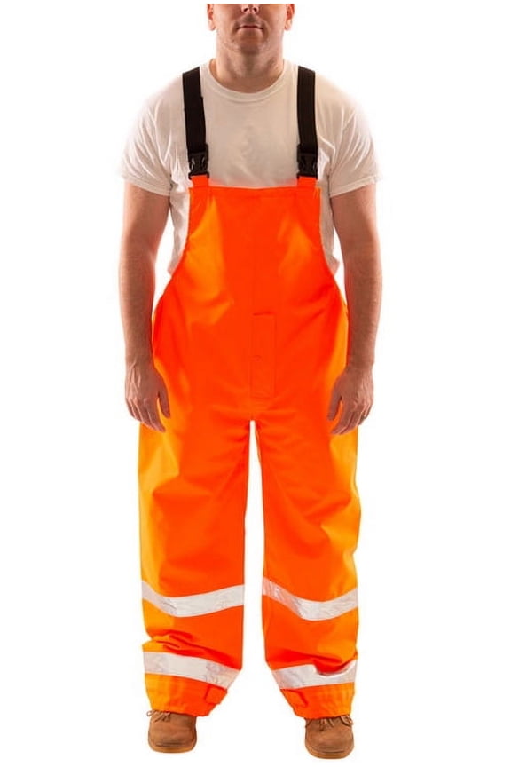 Rain Bib Overall,Class E,Orange,M O24129