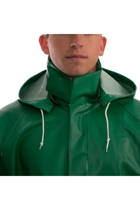 Rain Hood,Green,Snaps,Polyester/PVC H41108