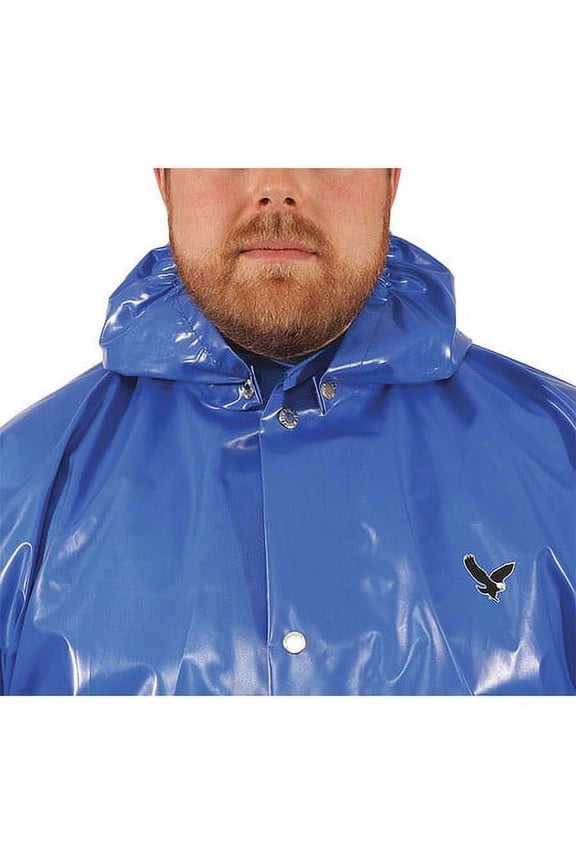 Rain Hood,L,Blue,Polyurethane,Mens H22141