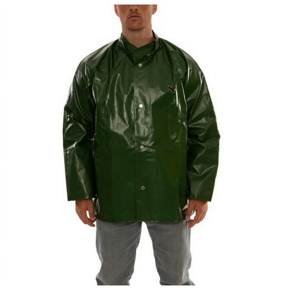 Tingley Rain Jacket,3XL,Grn,Unisex,0.25mm Thick J22258