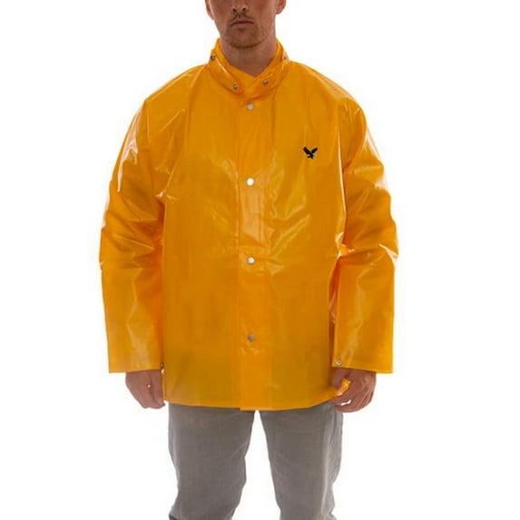 Tingley Rain Jacket,3XL,Ylw,Unisex,0.25mm Thick J22257