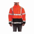 thumbnail image 1 of High Visibility Rain Jacket with hood, Polyester, Class 3 R, Orange, XL, 1 of 4