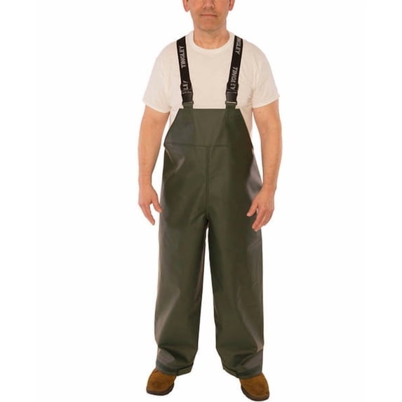 Tingley Rubber 702119462 Green Weather Tuff Overalls with 16 ml, Medium