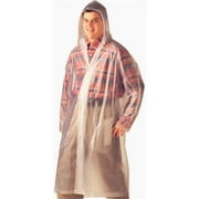 Tingley Rubber 702188061 Clear 48 in. Raincoat with Detachable Hood Tuff Enuff, Extra Small