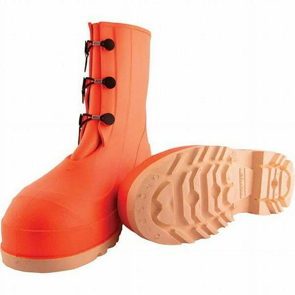Tingley Rubber Boot,Men's,11,Mid-Calf,Orange,PR 82330