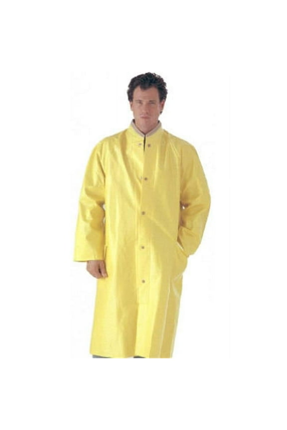 Rubber C53217.MD 48 in. Raincoat - Yellow - Medium