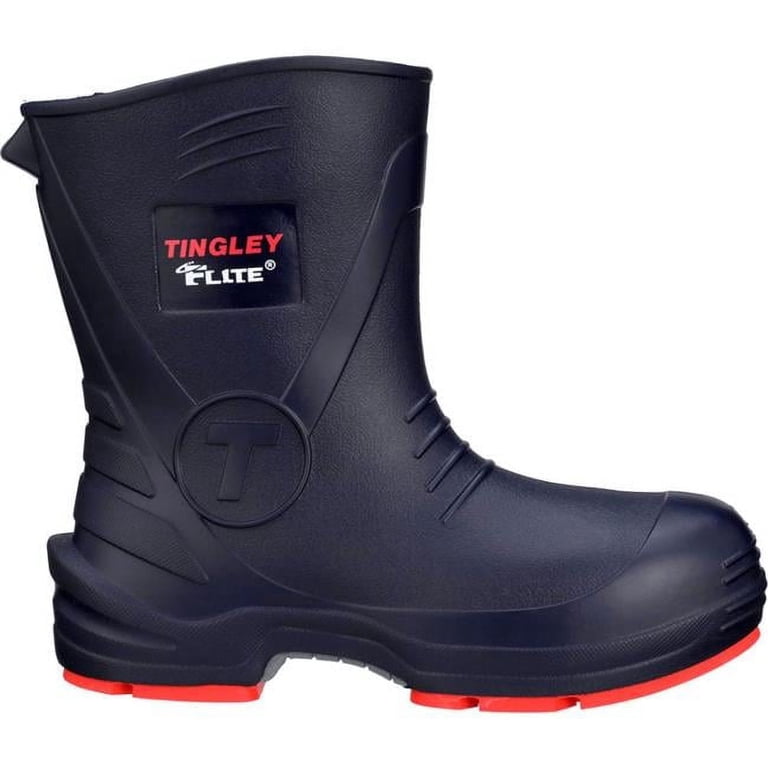 Men\'s Navy Rubber Work Boots with Red Outsoles Men main image 2