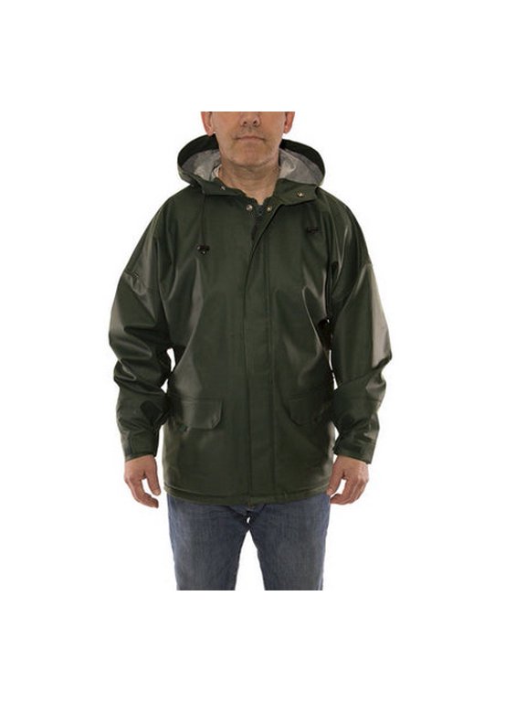 Rubber 702118548 Green Weather-Tuff Jacket with 16 ml Heavy Duty, 2X