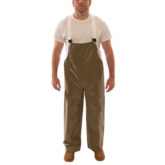 Flame-Resistant Rain Bib Overall, M, 29 in Inseam, Neoprene, Snap O12008