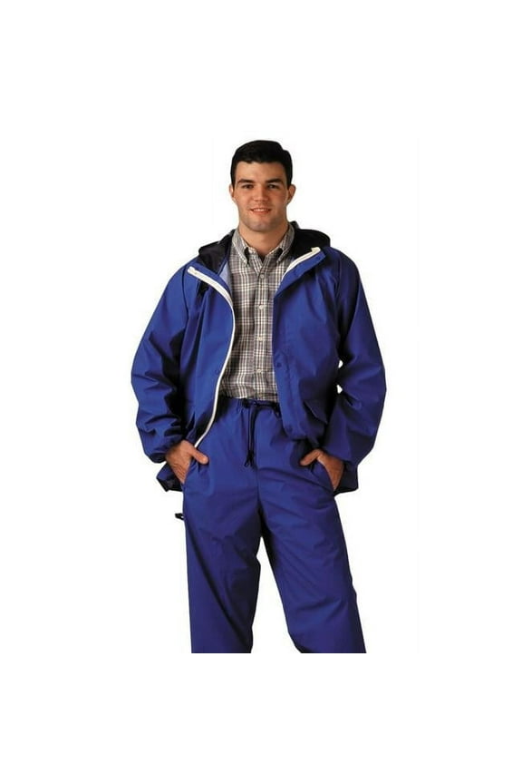 Rubber  Storm Champ Rain Suit - Royal Blue - Medium
