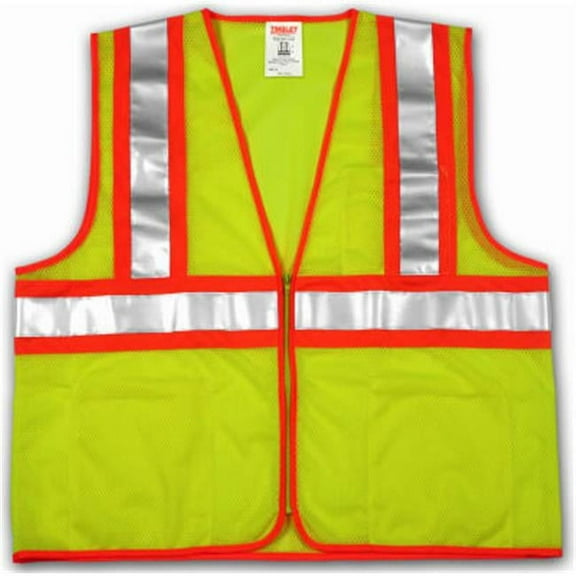 Tingley Rubber V70642.2X-3X II Safety Vest- 2 Extra Large & 3 Extra Large- Polyester Lime & Yellow