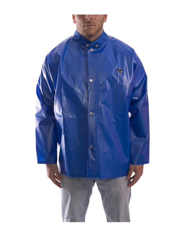 Unisex Iron Eagle Waterproof Jacket, Blue, X-Large