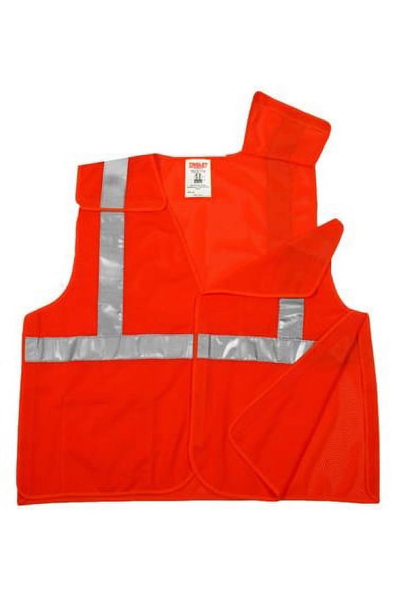 V70529-S-M 5-Point Breakaway Safety Vest, Small/Medium, Orange