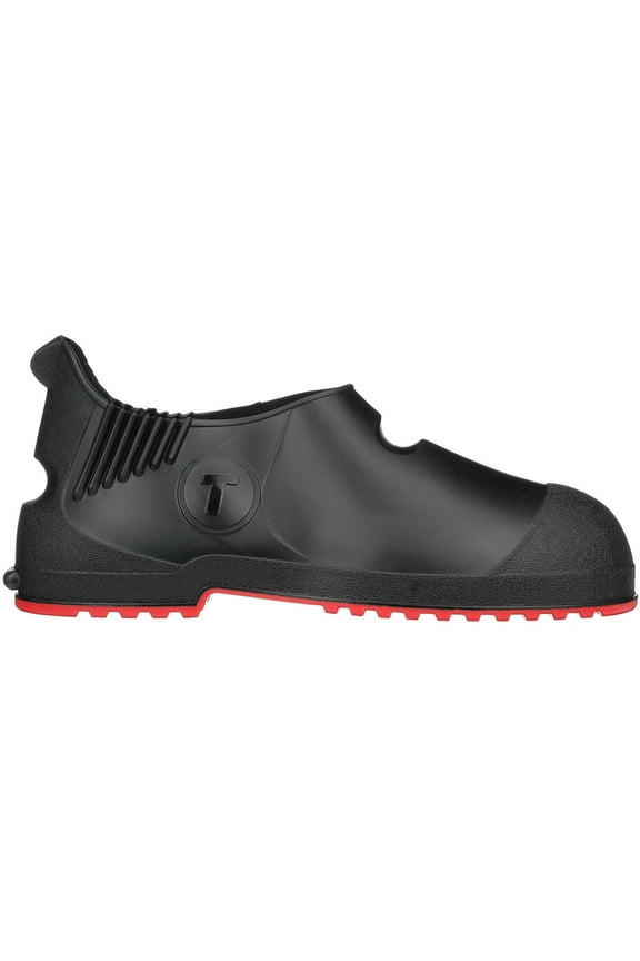 Workbrutes G2 45811 PVC Overshoe, Large, Black/Red
