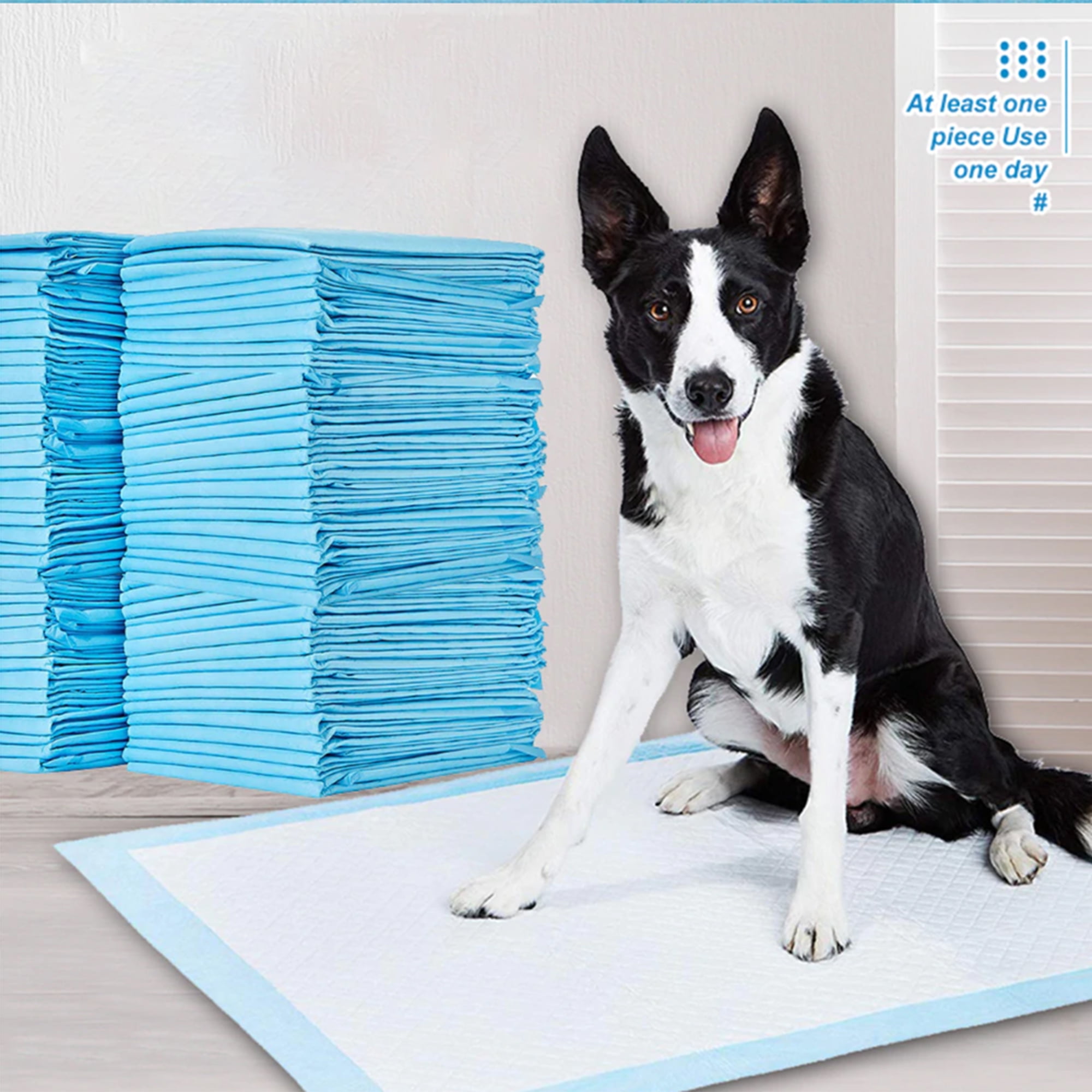 Tinglu 100pcs Dog Puppy Pet Disposable Underpads Pee Training Wee Wee Pads