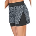 thumbnail image 1 of Tinglu 2-in-1 Yoga Shorts Women Mini Leggings Booty Shorts, 1 of 8