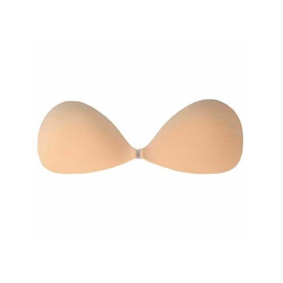 Tinglu Seamless Strapless Invisible Bra Women Lingerie Push Up Bra Self-Adhesive Silicone Bras