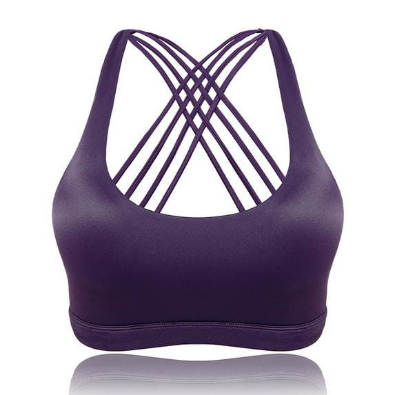 Tinglu Women Wrapped Chest Back Cross Strapless Tube Top Underwear Bras