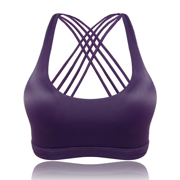 Tinglu Women Wrapped Chest Back Cross Strapless Tube Top Underwear Bras