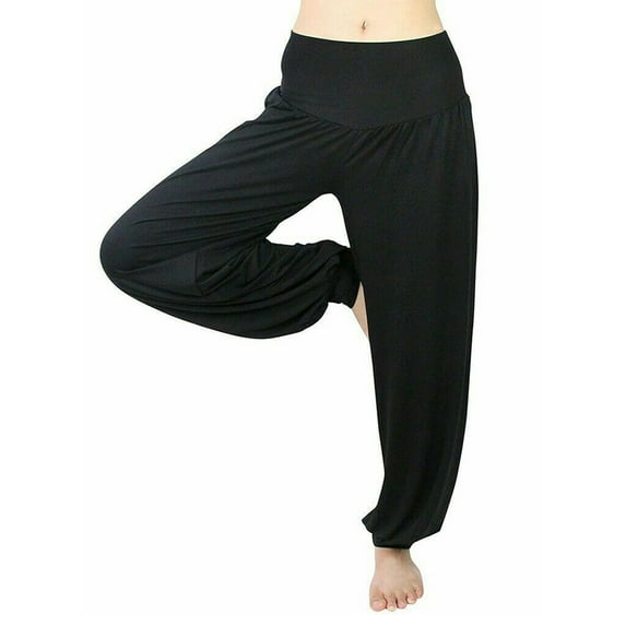 Tinglu Women Yoga Pants Loose Elastic Pants Casual Workout Trousers Female