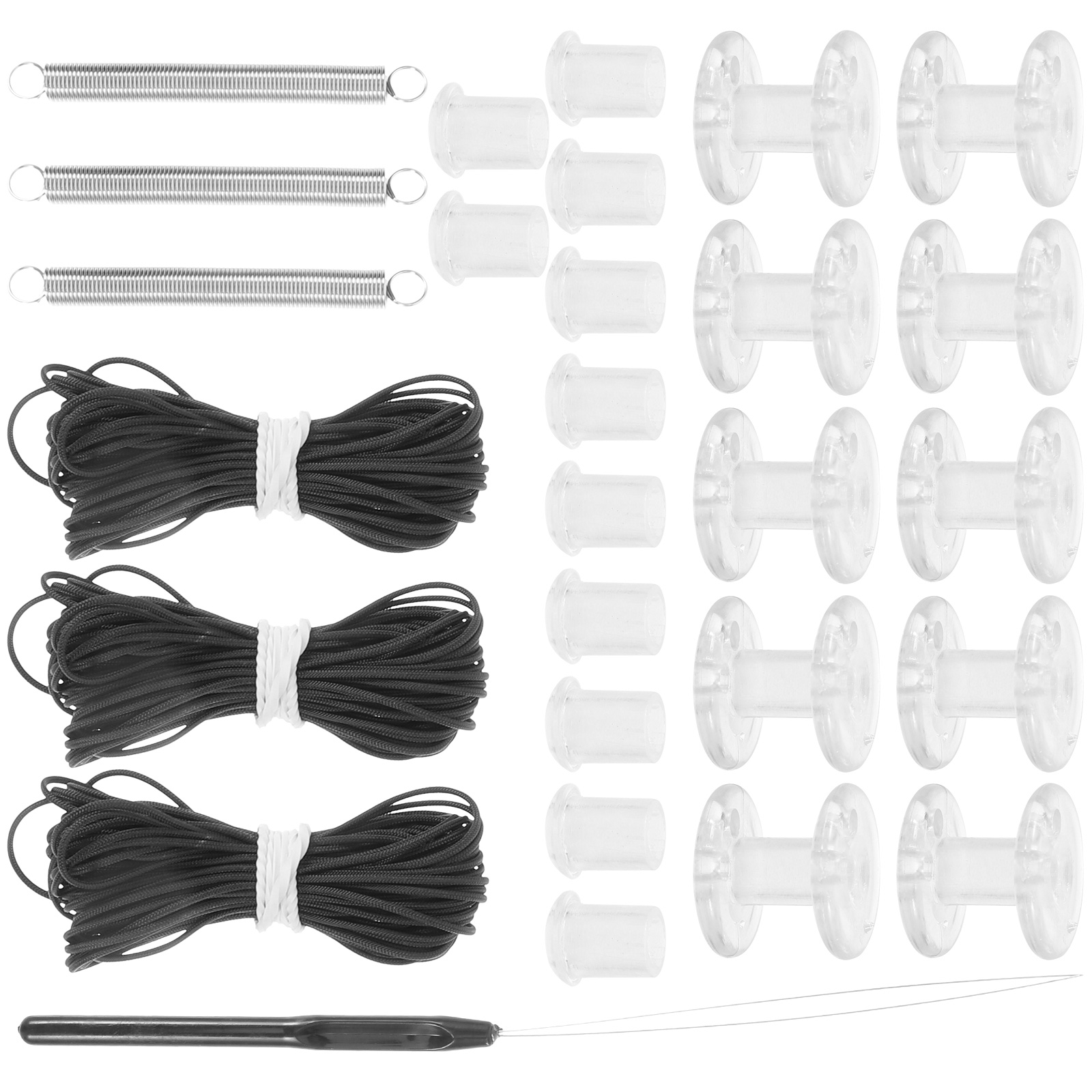 Tingshir 1 Set Pleated Shade Repair Kit RV Blind Shade Restringing Kit
