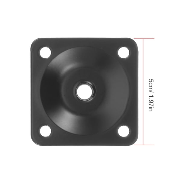 Tingshir Table Leg Brackets Set of 1 Flat Mounting Plates for Furniture Repair and Replacement Hardware