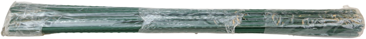 Green Plastic Coated Steel Garden Stakes, 30 Inches, Pack of 25