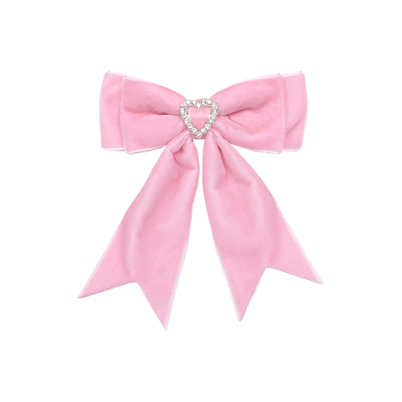 radiant velvet bow hair clips main image 0