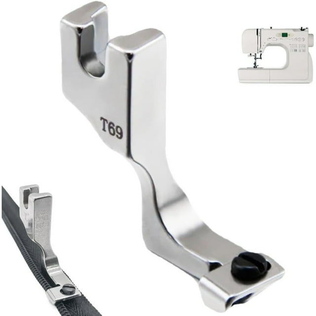 Tingzi Adjustable Invisible Zipper Guide Presser Foot for Sewing