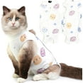 thumbnail image 1 of Tingzi Cat Recovery Suit for Spay Abdominal Wounds, Breathable Cat Onesie for Cats After Surgery Female, Kitten Surgical Recovery Suit Female Cone of Shame Alternative for Cats Anti Licking, 1 of 7