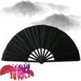 thumbnail image 1 of Tingzi Line Dance Popping Fan, Boots on the Ground Hand Fan, Large Clacking Fans for Line Dancing, Foldable Handheld Line Dance Fans for Dance, Party, 1 of 7
