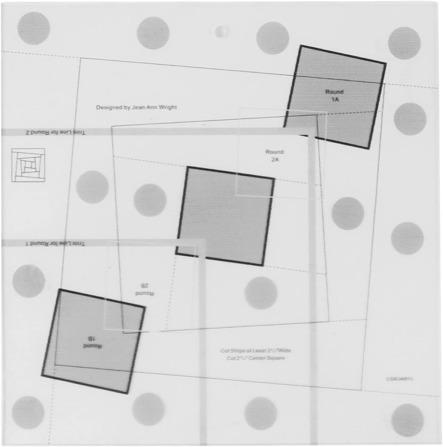 Tingzi Sewing Rulers, Quilting Rulers Quilting Rulers Curvy Log Cabin ...