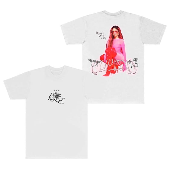 Tini Stoessel Cupido Tour Merch T-shirts Summer Women Men Fashion Casual Streetwear Short Sleeve Tee